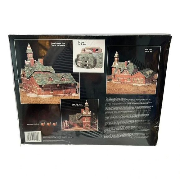 Supertek 3D Jig Saw Puzzle 493 pc Victorian Train Station 1800s  New - Picture 2 of 7